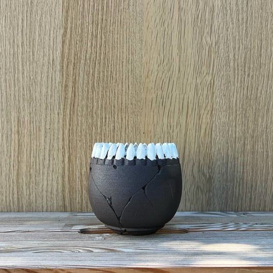 3.75"W x 3.75"H Cracked Duo