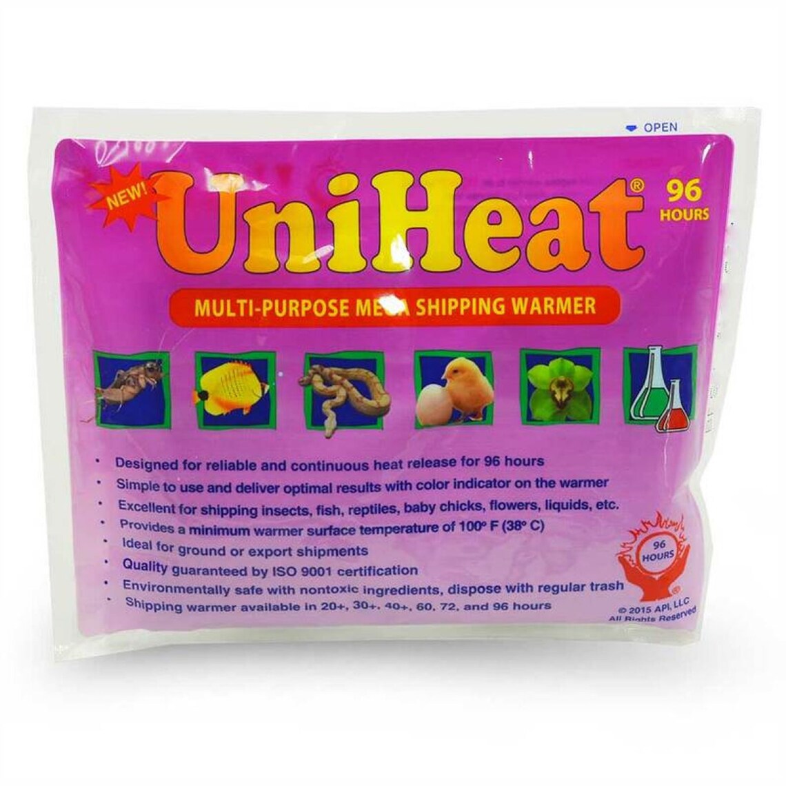 72 and 96 Hour Heat Pack for shipping to cold area