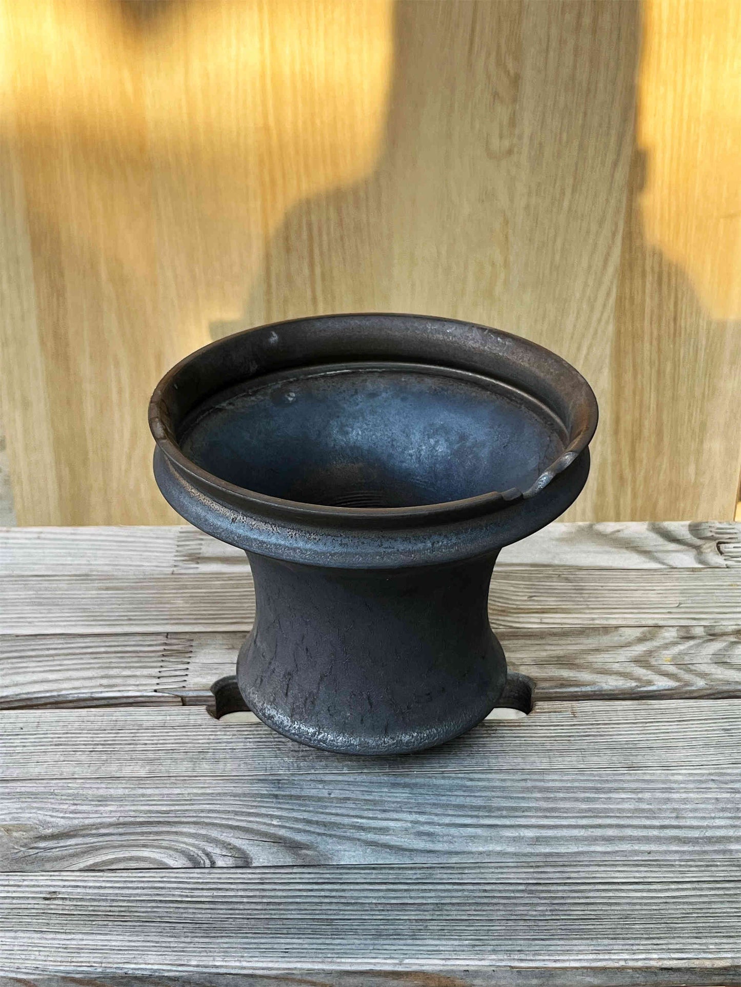 5.5"W x 4.75"H Japanese Ceramic Handcrafted Pot