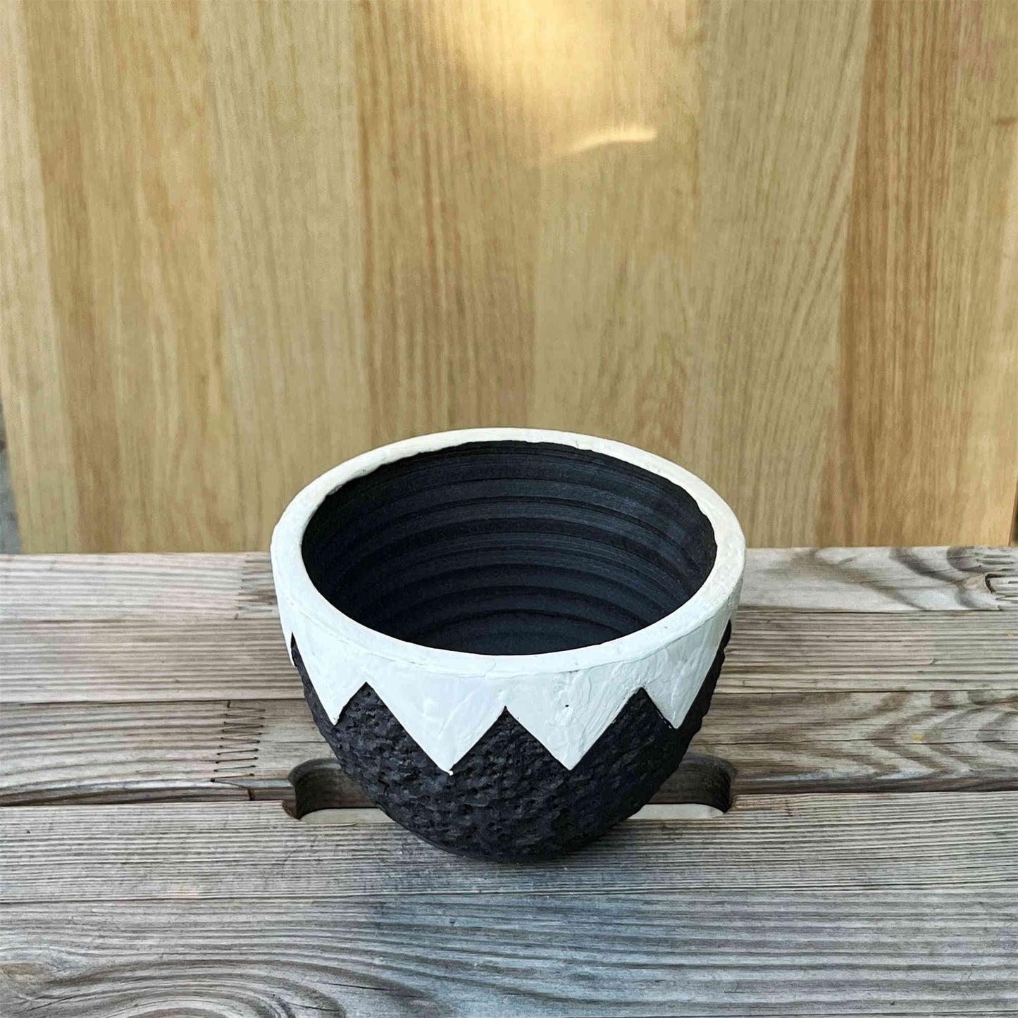 5"W x 4"H Japanese Ceramic Handcrafted Pot